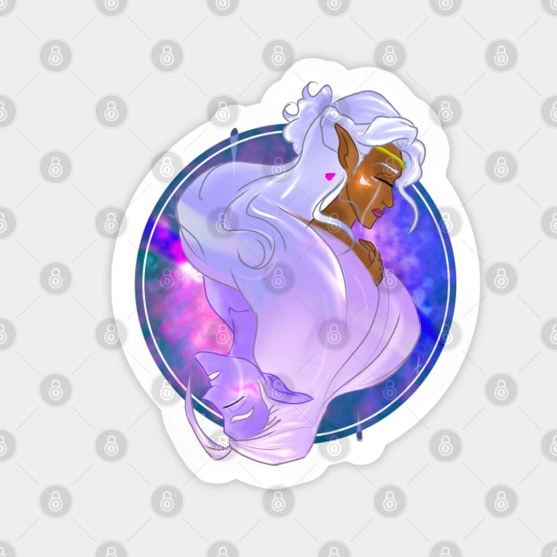 Lotura - Fate is pulling you miles away and out of reach from me… Sticker by AniMagix101